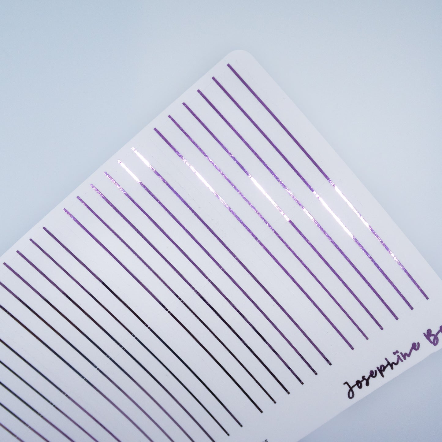 Lipstick Kisses Foil Underlays | Pinstripe