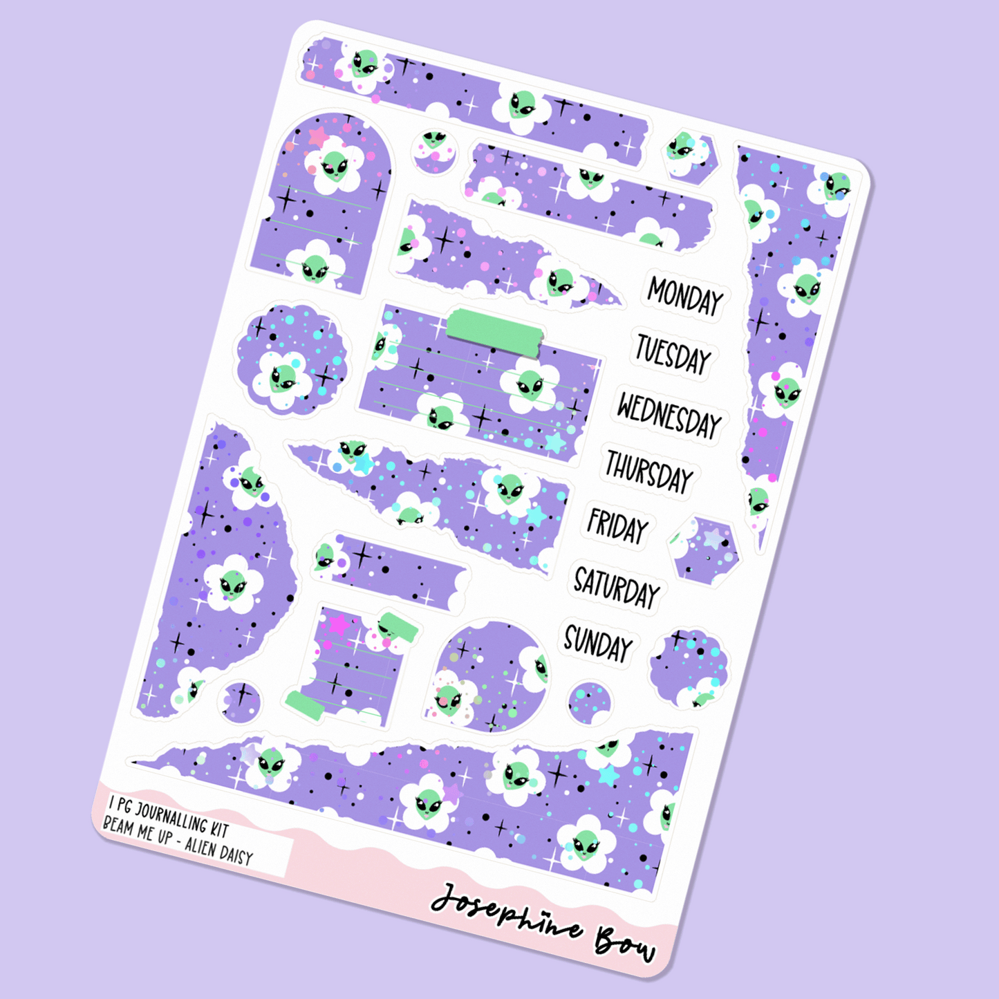 Beam Me Up | One Page Functional Journalling Kit