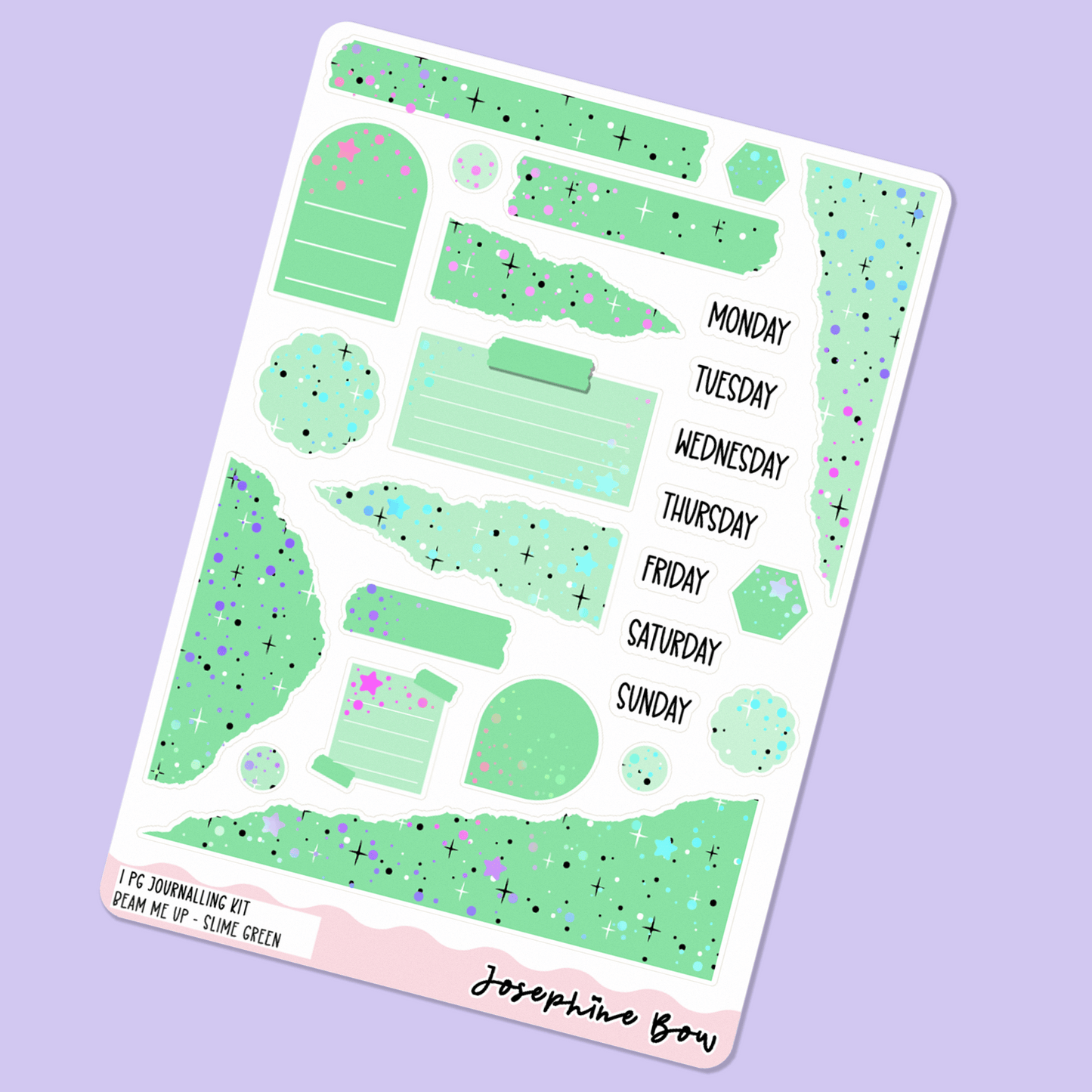 Beam Me Up | One Page Functional Journalling Kit
