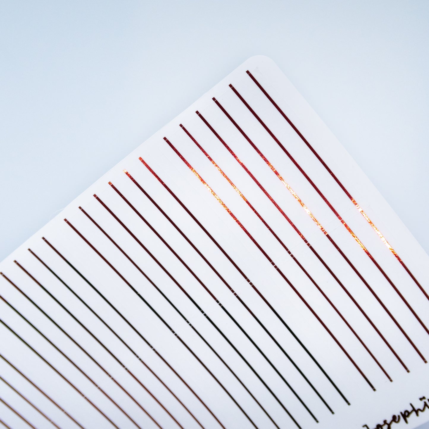 Lipstick Kisses Foil Underlays | Pinstripe