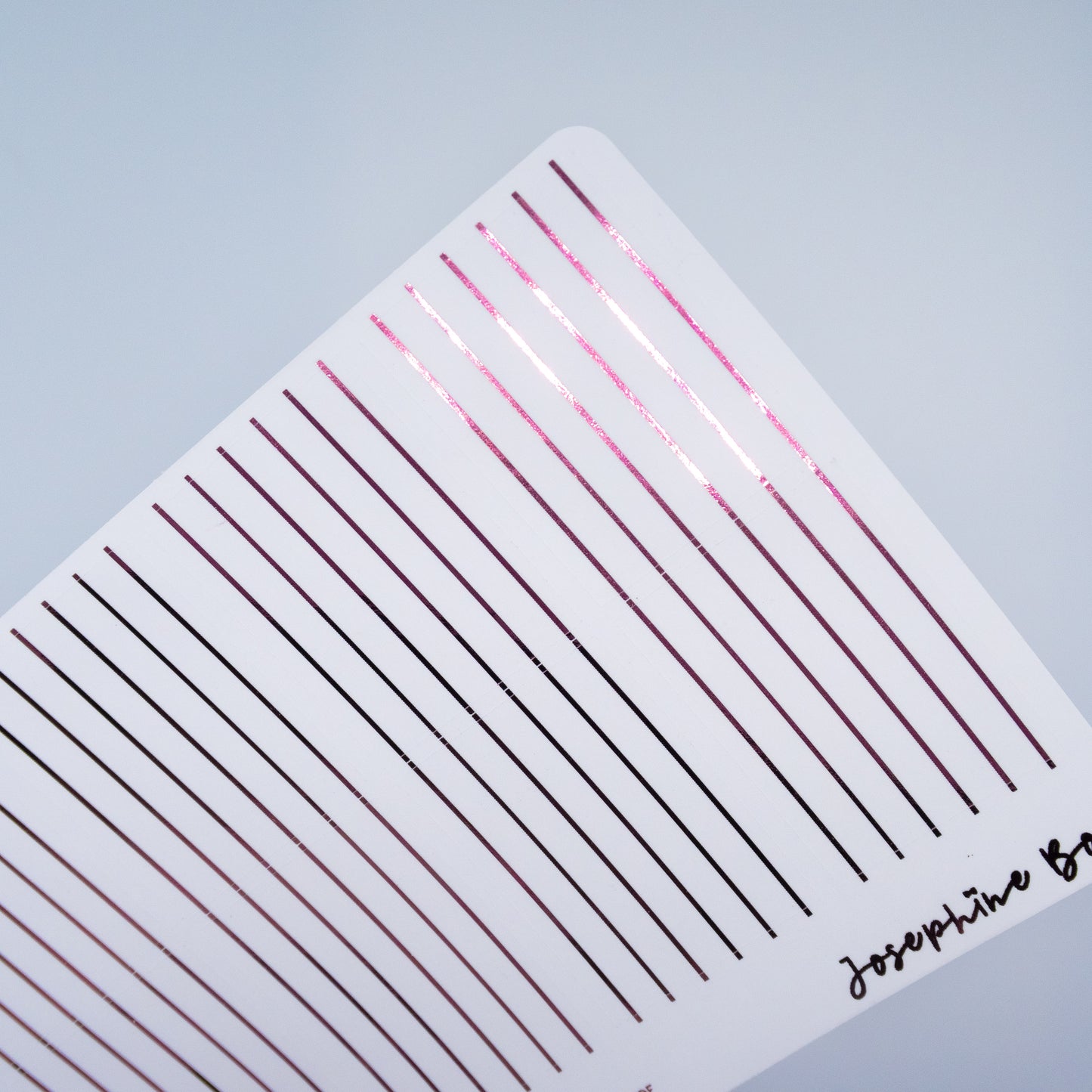 Lipstick Kisses Foil Underlays | Pinstripe