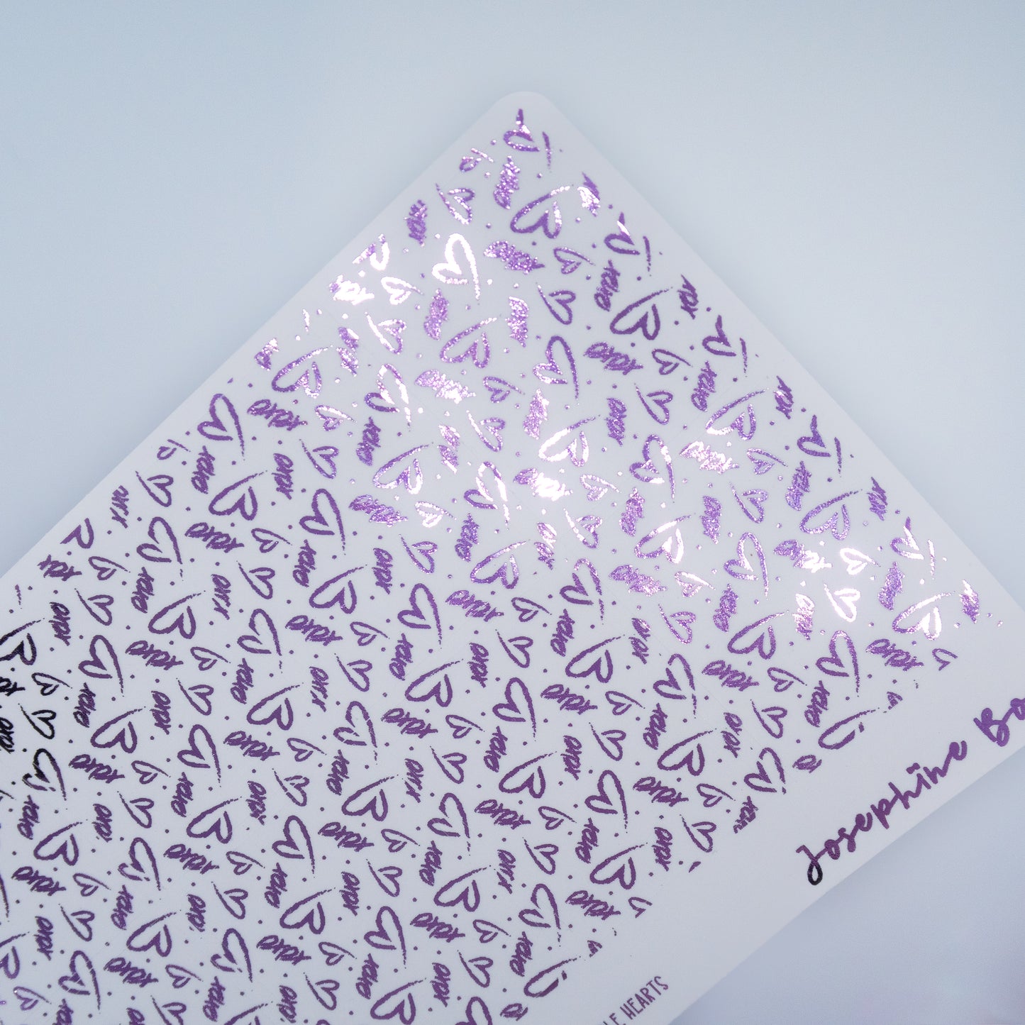 Lipstick Kisses Foil Underlays | XOXO Doodles