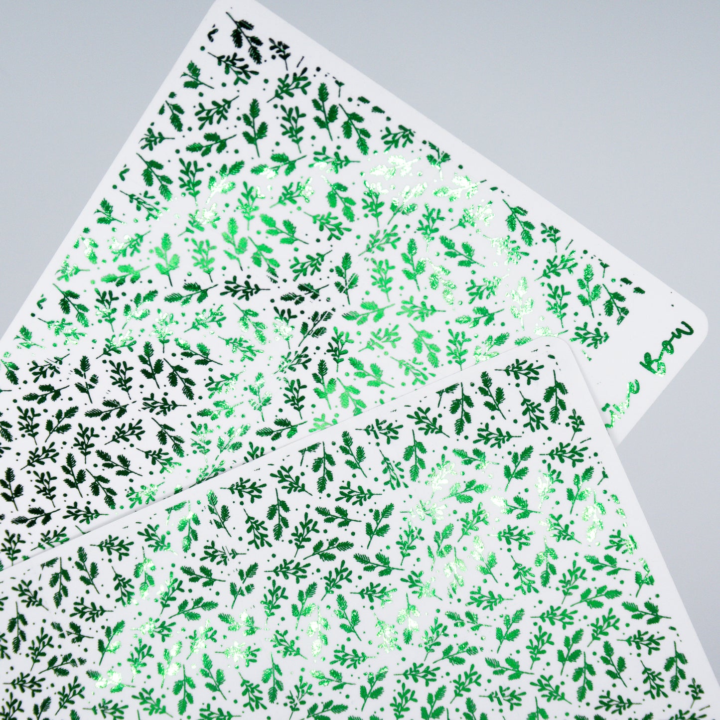 Christmas Post Foil Underlays | Foiliage (choose your foil colour