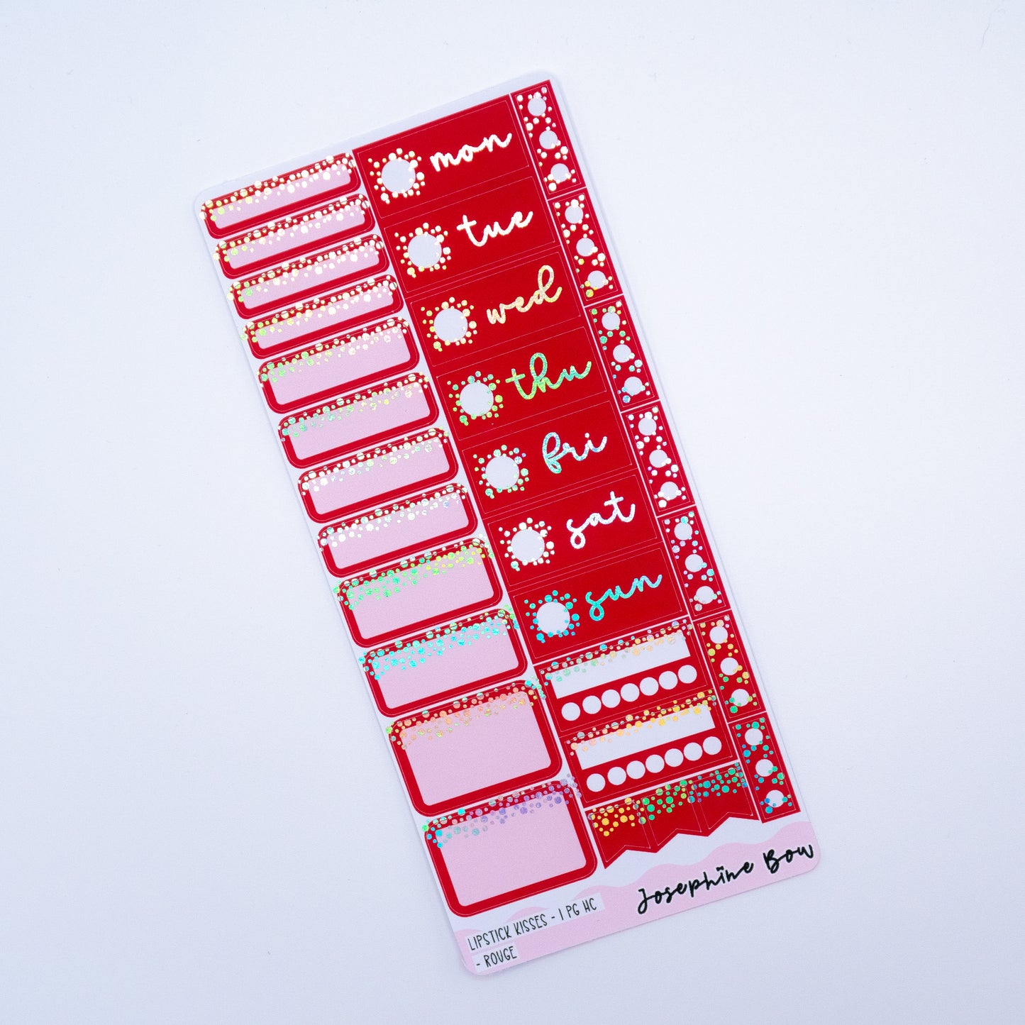 Lipstick Kisses | One Page Hobo Cousin Functional Kit