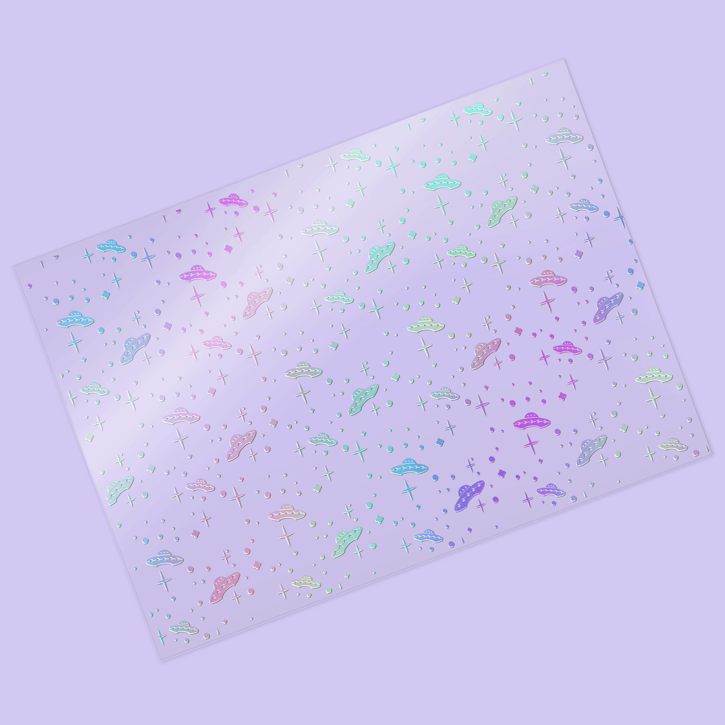 Beam Me Up | Intergalactic UFOs Foiled Acetate