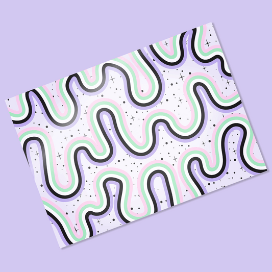 Beam Me Up | Rainbow Ribbons Vellum & Acetate