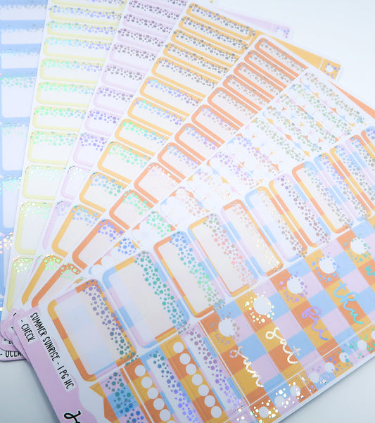 Summer Sunrise | One Page Hobo Cousin Functional Kit