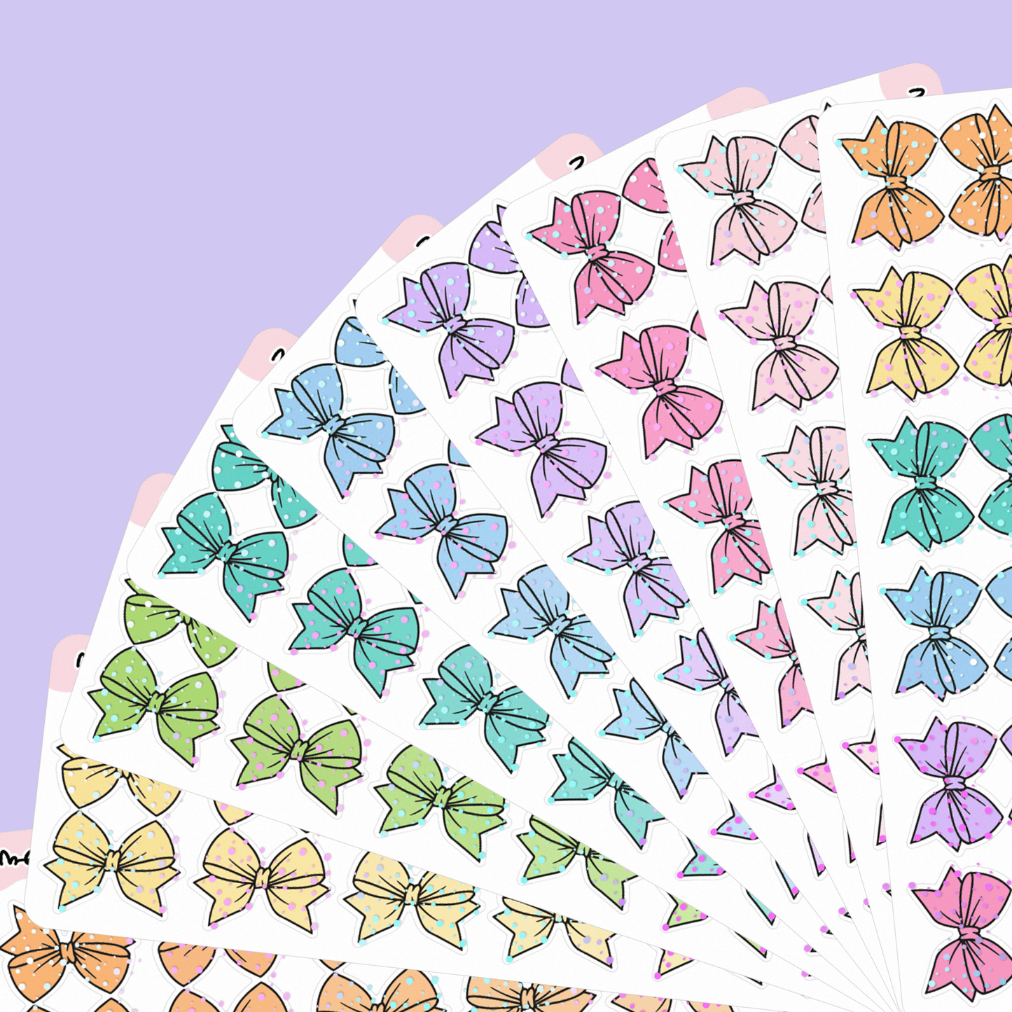 Bow Tabs | Ombre 2026 Palette - Pastel