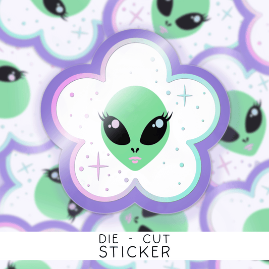 Beam Me Up | Daisy Die-Cut sticker