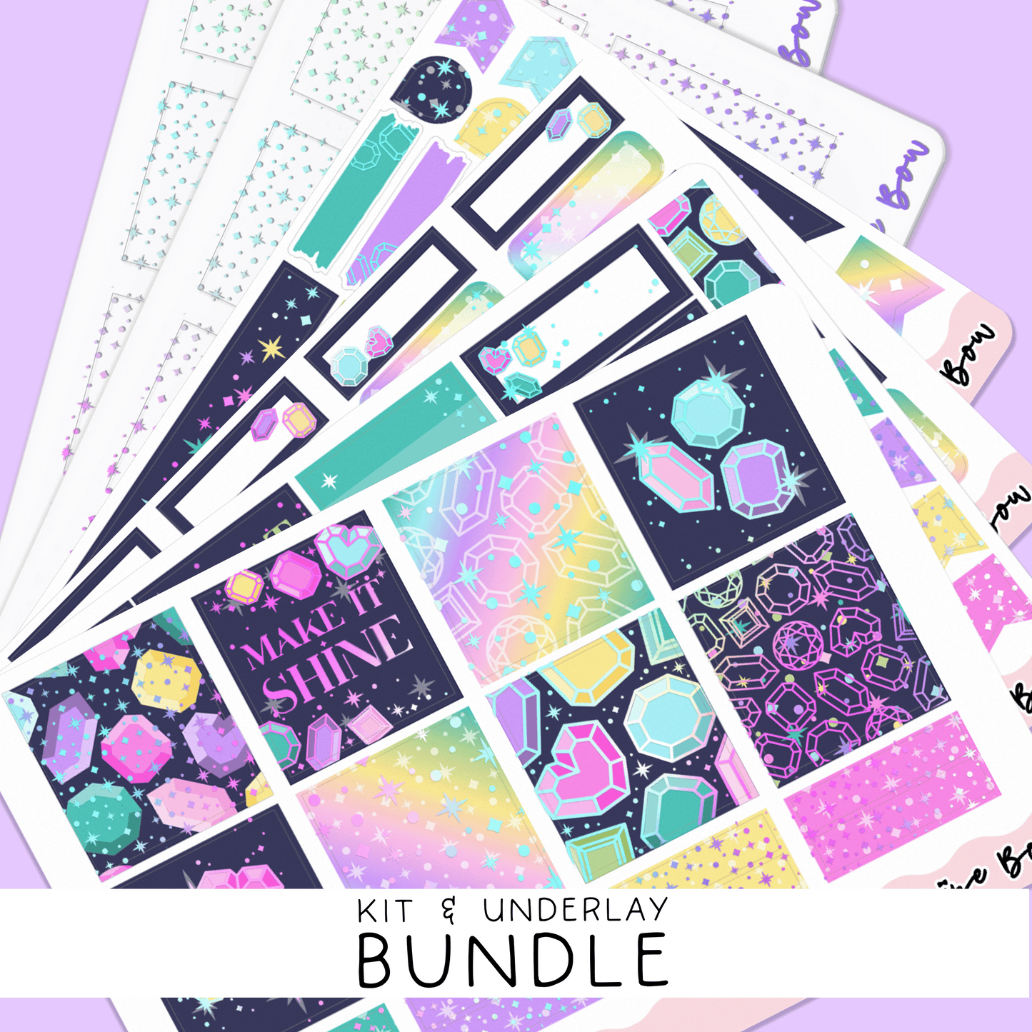 Bejewelled  | Hobo Cousin Kit + Foil Underlay Bundle