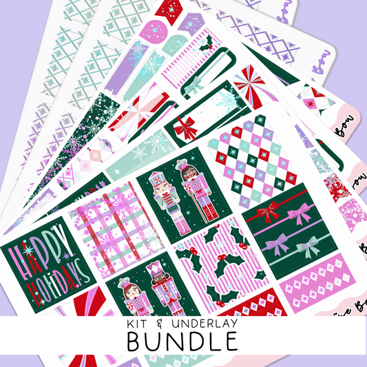Sugar Plum Parade  | Hobo Cousin Kit + Foil Underlay Bundle