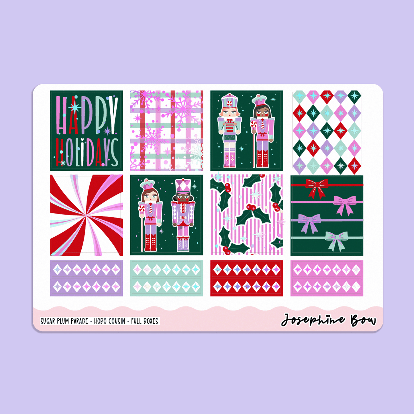 Sugar Plum Parade  | Hobo Cousin Kit + Foil Underlay Bundle
