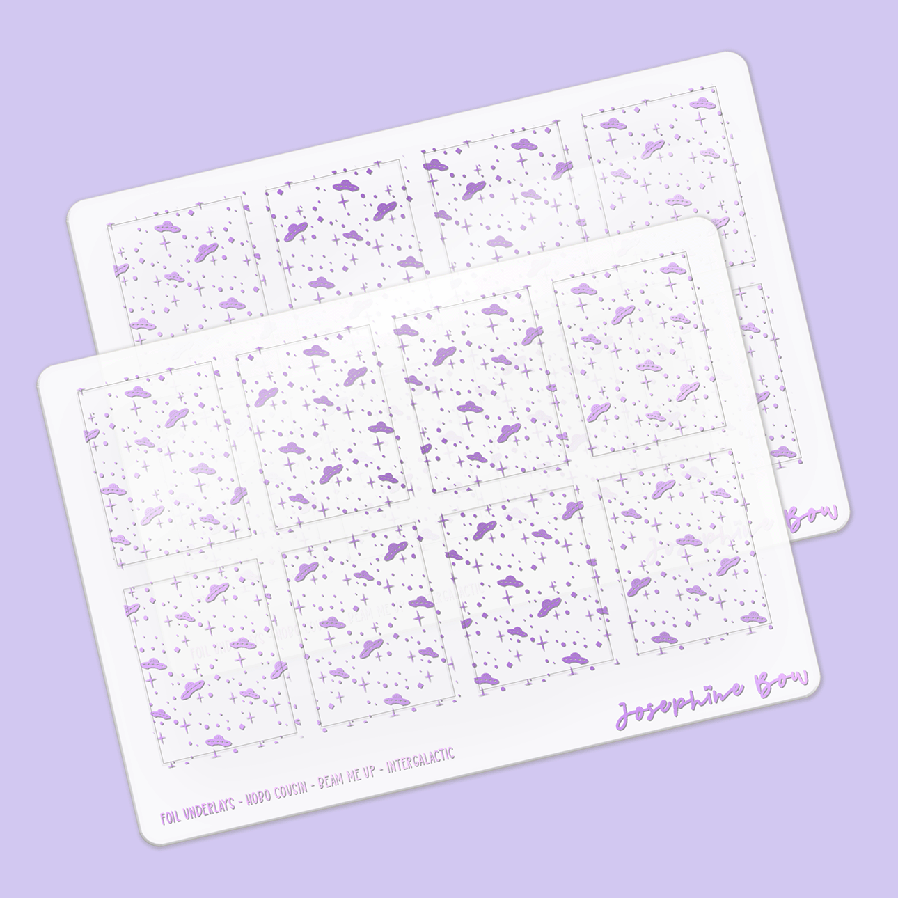 Beam Me Up Foil Underlays | Intergalactic UFO's
