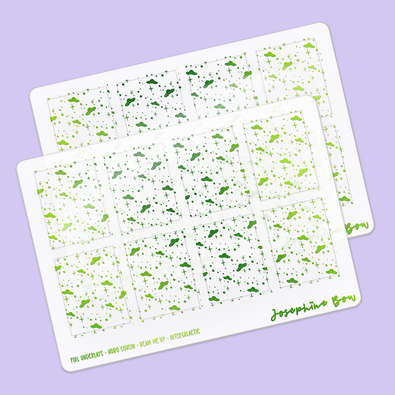 Beam Me Up Foil Underlays | Intergalactic UFO's