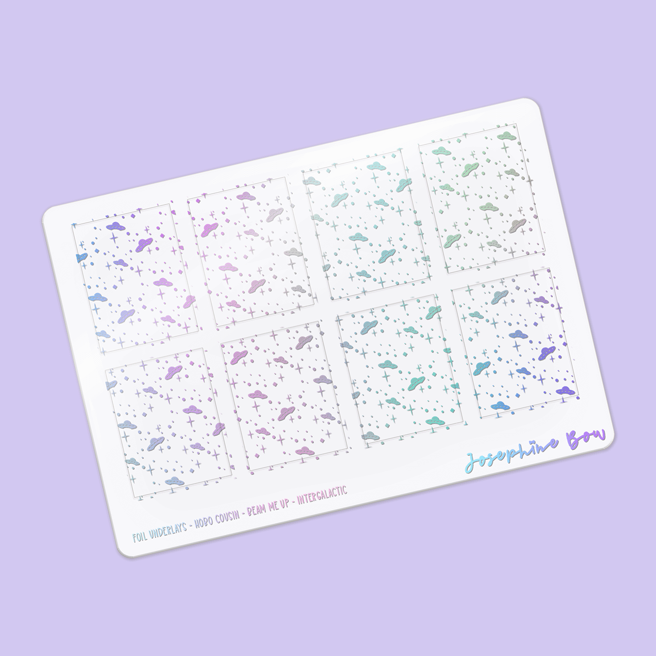 Beam Me Up Foil Underlays | Intergalactic UFO's