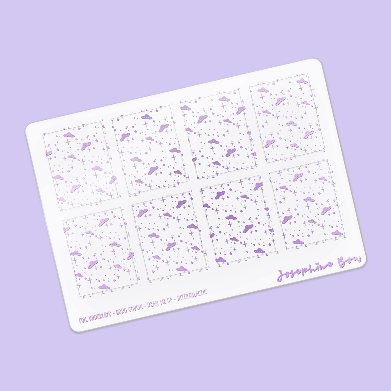 Beam Me Up Foil Underlays | Intergalactic UFO's