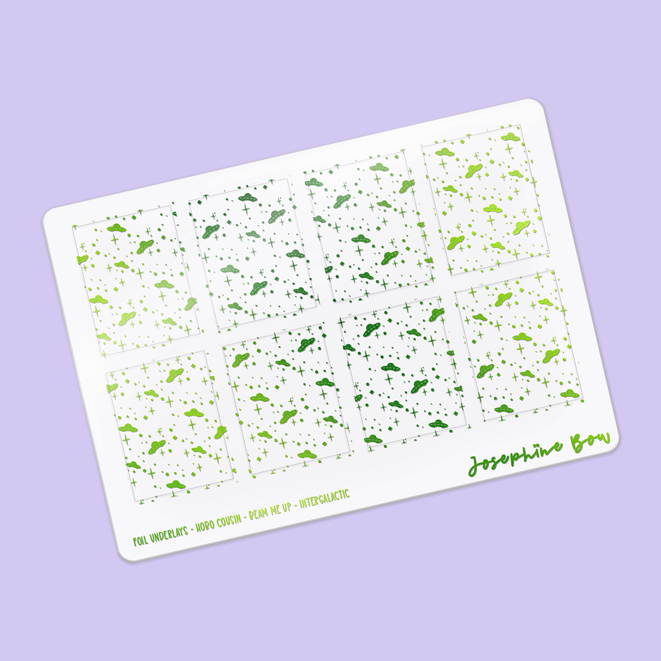 Beam Me Up Foil Underlays | Intergalactic UFO's