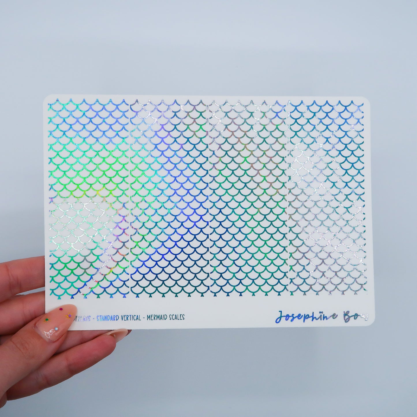 Transparent Foil Underlays | Mermaid Scales (36 foil colours)