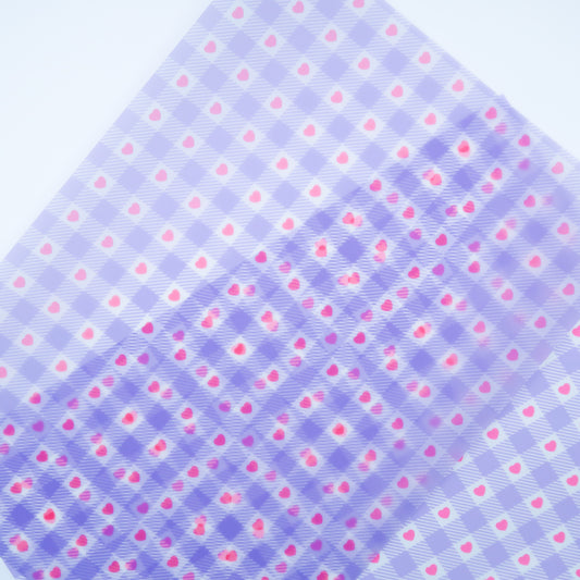 Love Potion | Gingham Print Vellum & Acetate