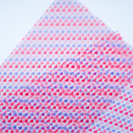 Love Potion | Heart Print Vellum & Acetate