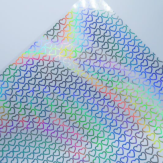 Love Potion | Outline Hearts Foiled Acetate