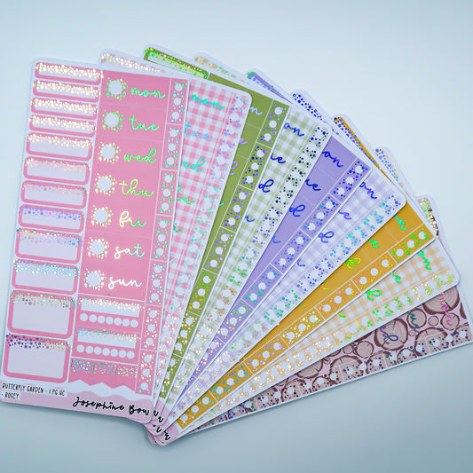 Butterfly Garden | One Page Hobo Cousin Functional Kit