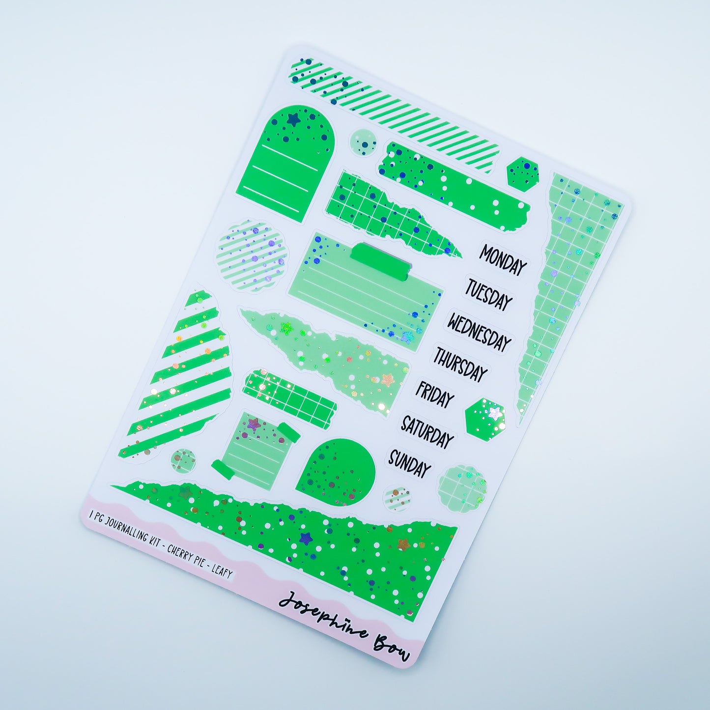 Cherry Pie | One Page Functional Journalling Kit