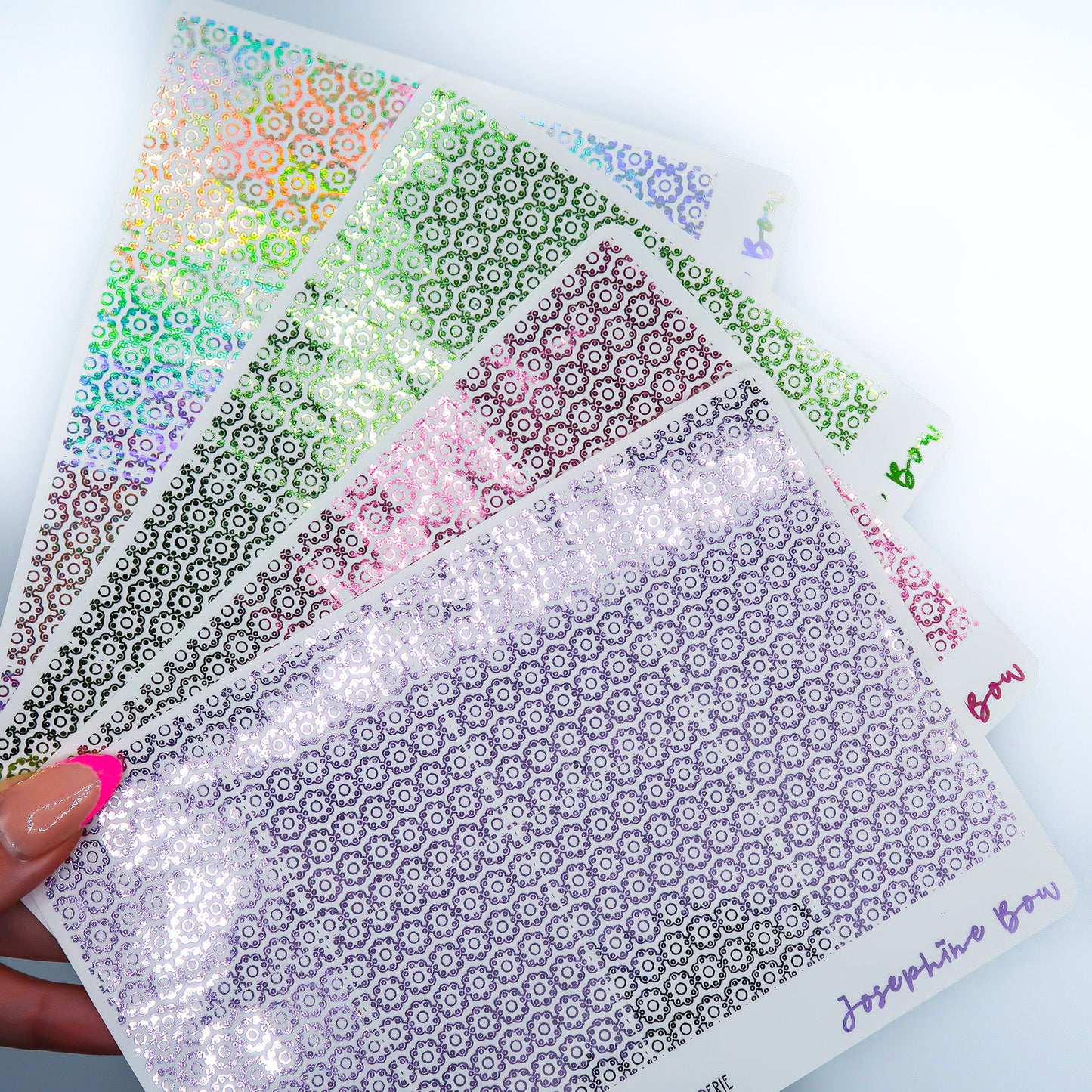 Butterfly Garden Foil Underlays for Standard Vertical and Hobo Cousin | Daisy Broderie (choose your foil colour)