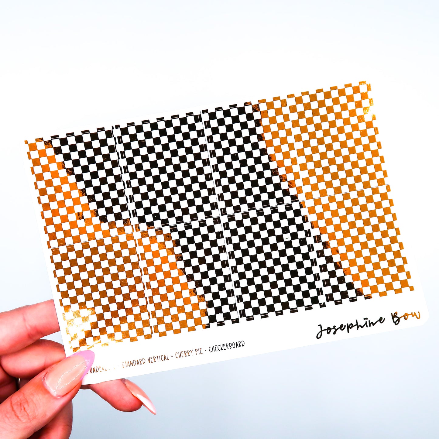 Cherry Pie Foil Underlays for Standard Vertical and Hobo Cousin| Checkerboard (choose your foil colour)