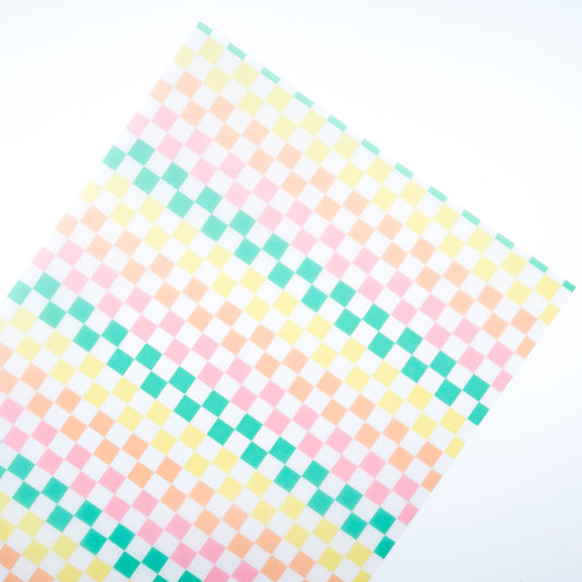 Pot Of Gold | Rainbow Checkerboard Vellum & Acetate