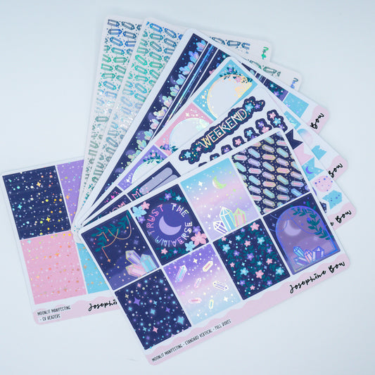 Moonlit Manifesting  | Standard Vertical Kit + Foil Underlay Bundle
