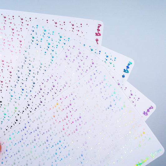 Moonlit Manifesting Foil Underlays | Sparkle Scatter