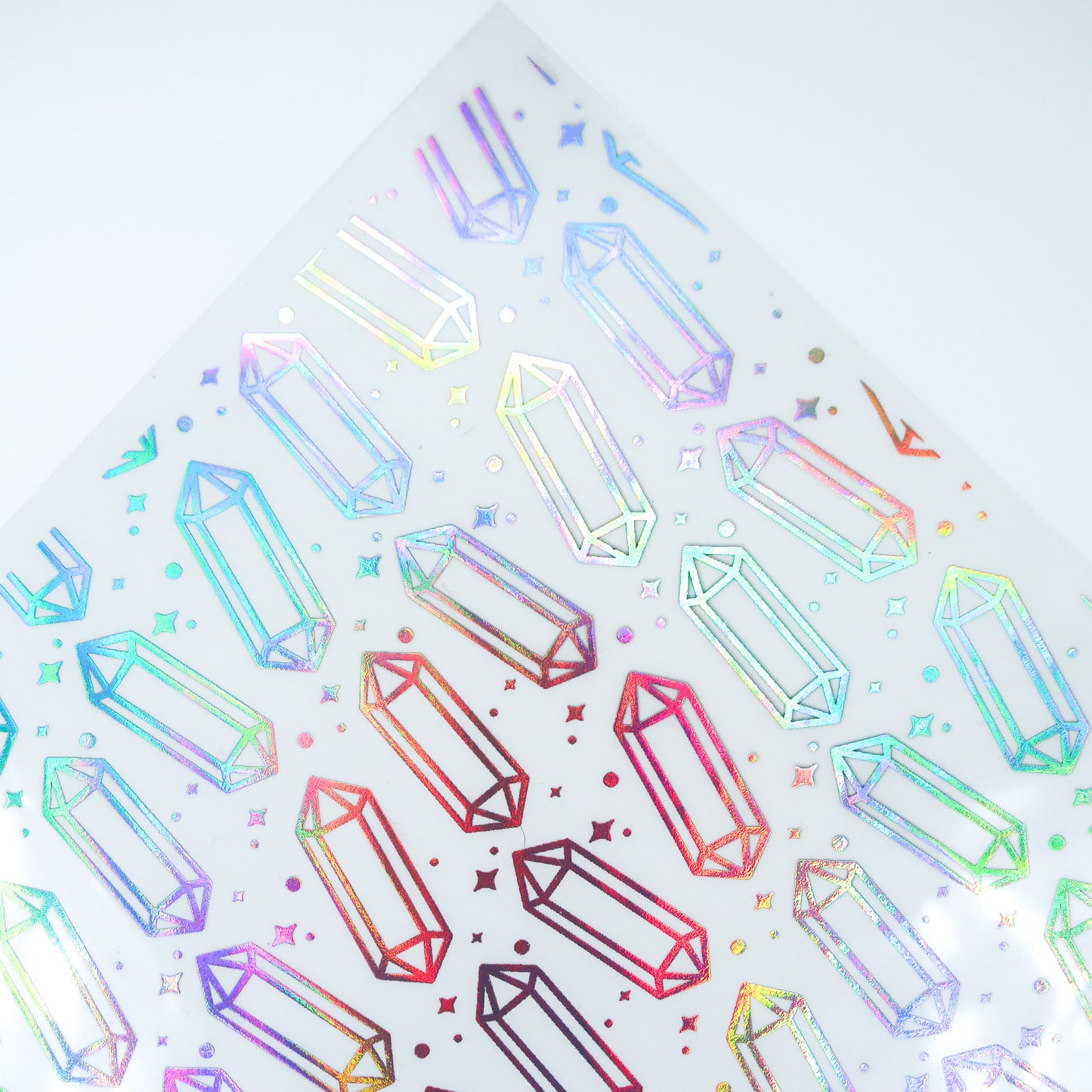 Moonlit Manifesting | Crystals Foiled Acetate