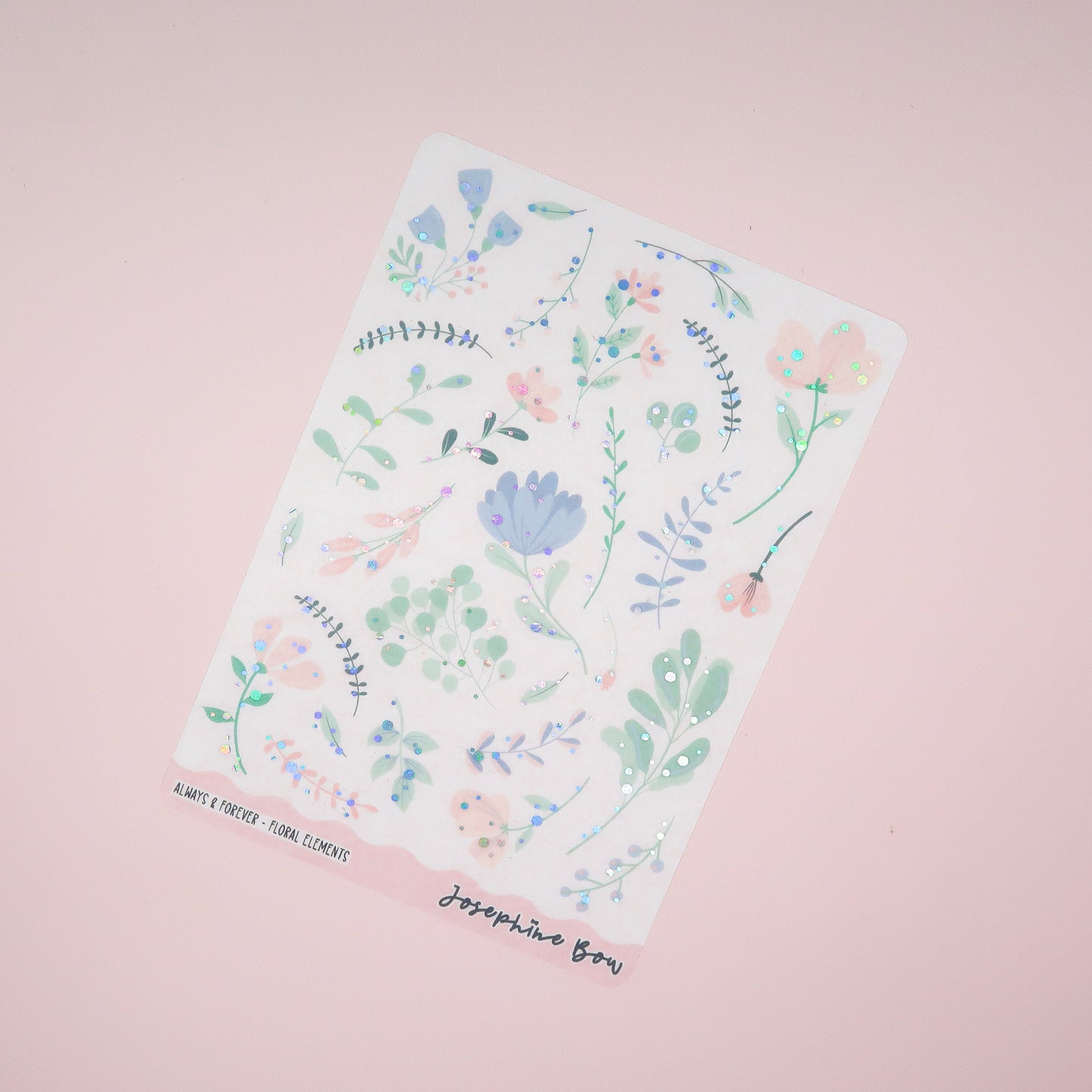 Always & Forever | Floral Washi Paper Journalling Deco