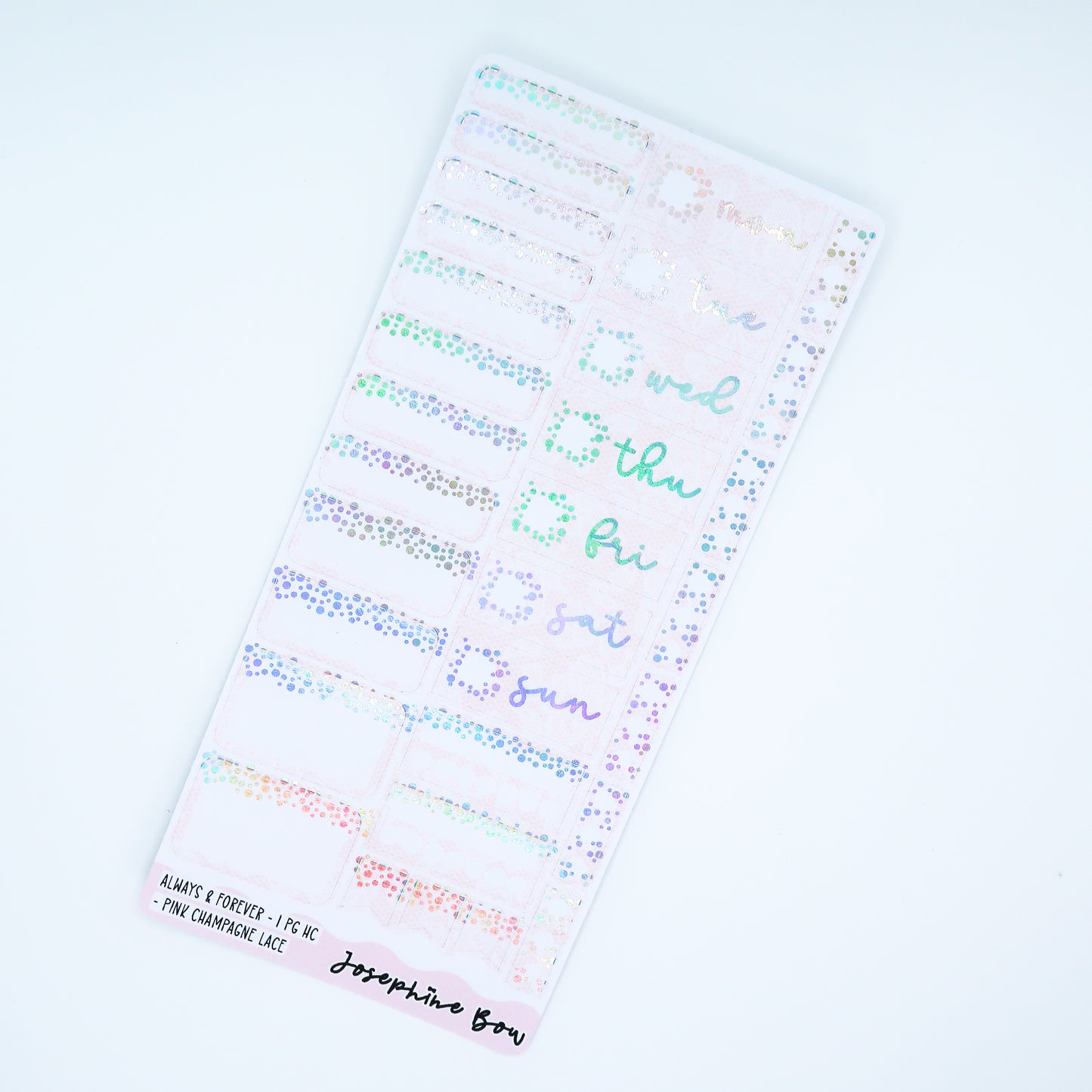 Always & Forever | One Page Hobo Cousin Functional Kit