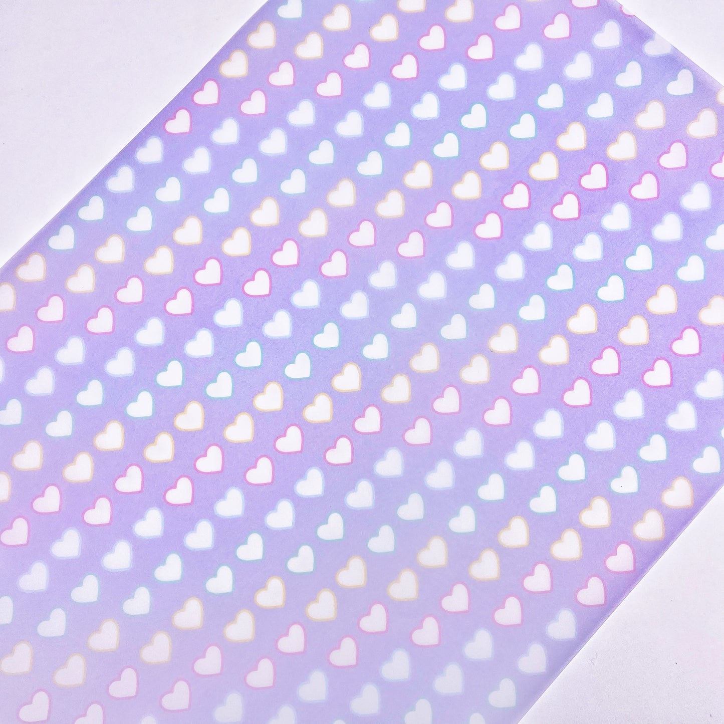 Flower Power | Rainbow Heart Vellum & Acetate