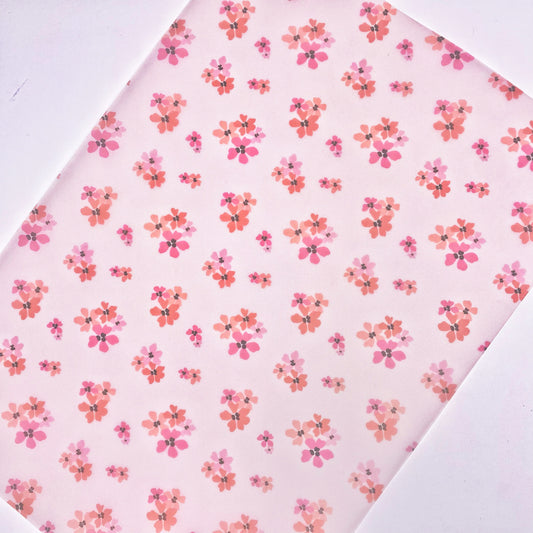 In Fall Bloom | Ditsy Floral Print Vellum & Acetate