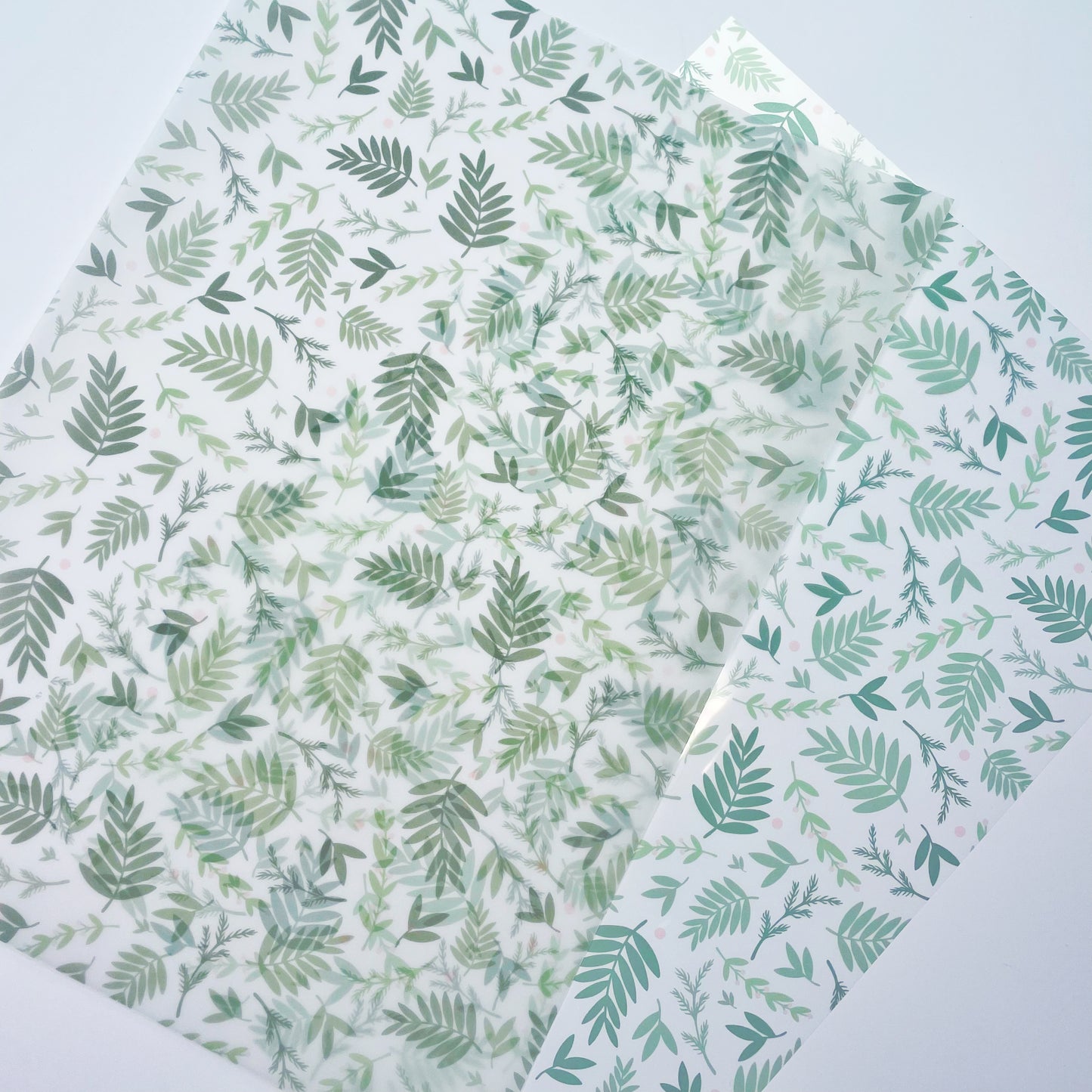 Christmas Tree Farm | Foliage Print Vellum & Acetate