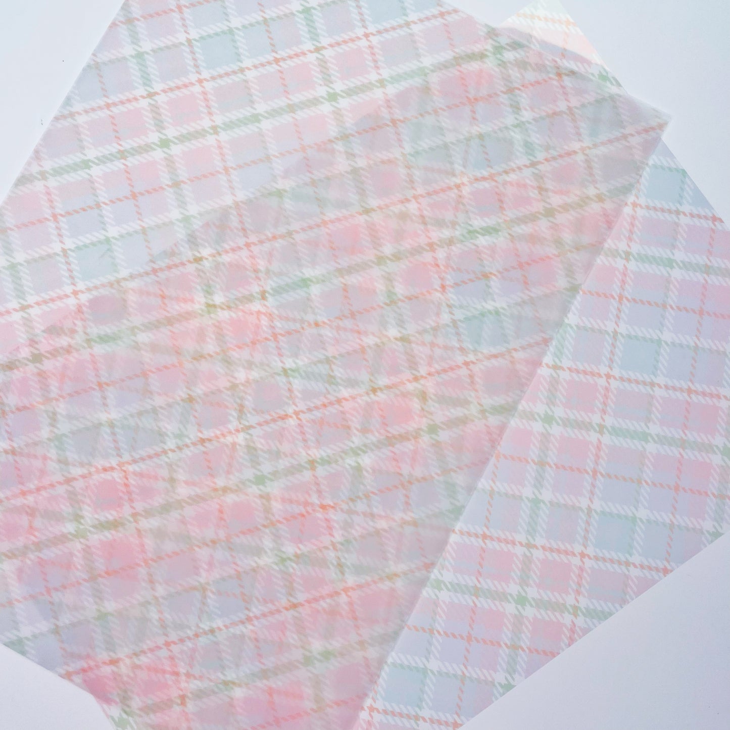 Christmas Tree Farm | Plaid Print Vellum & Acetate