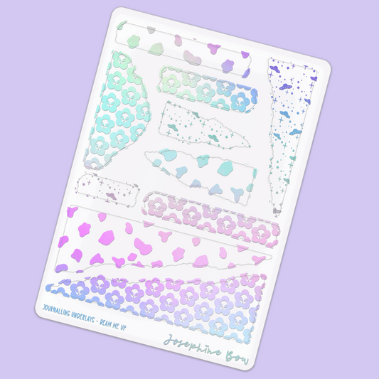 Beam Me Up Foil Underlays - Journalling | Mixed Patterns