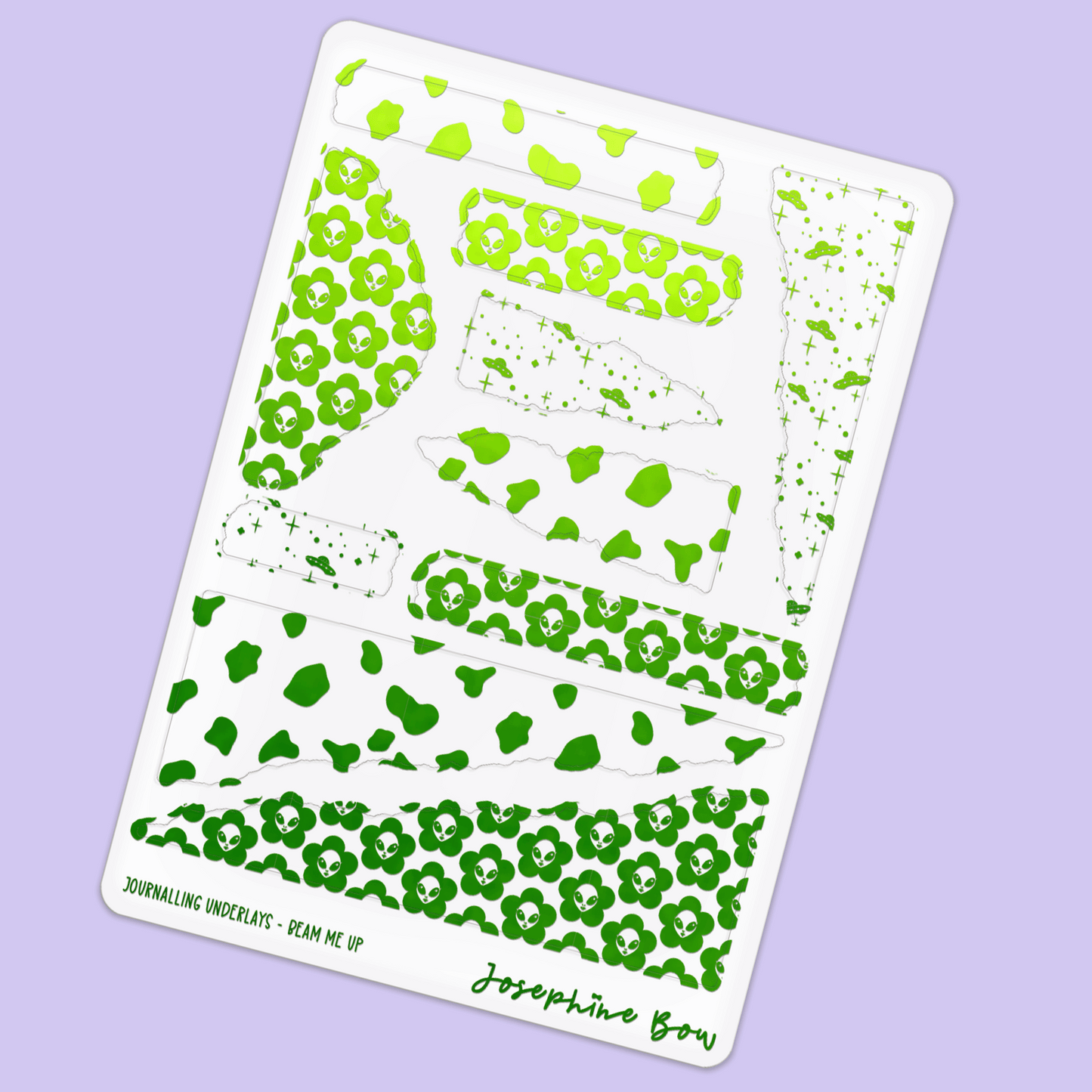 Beam Me Up Foil Underlays - Journalling | Mixed Patterns