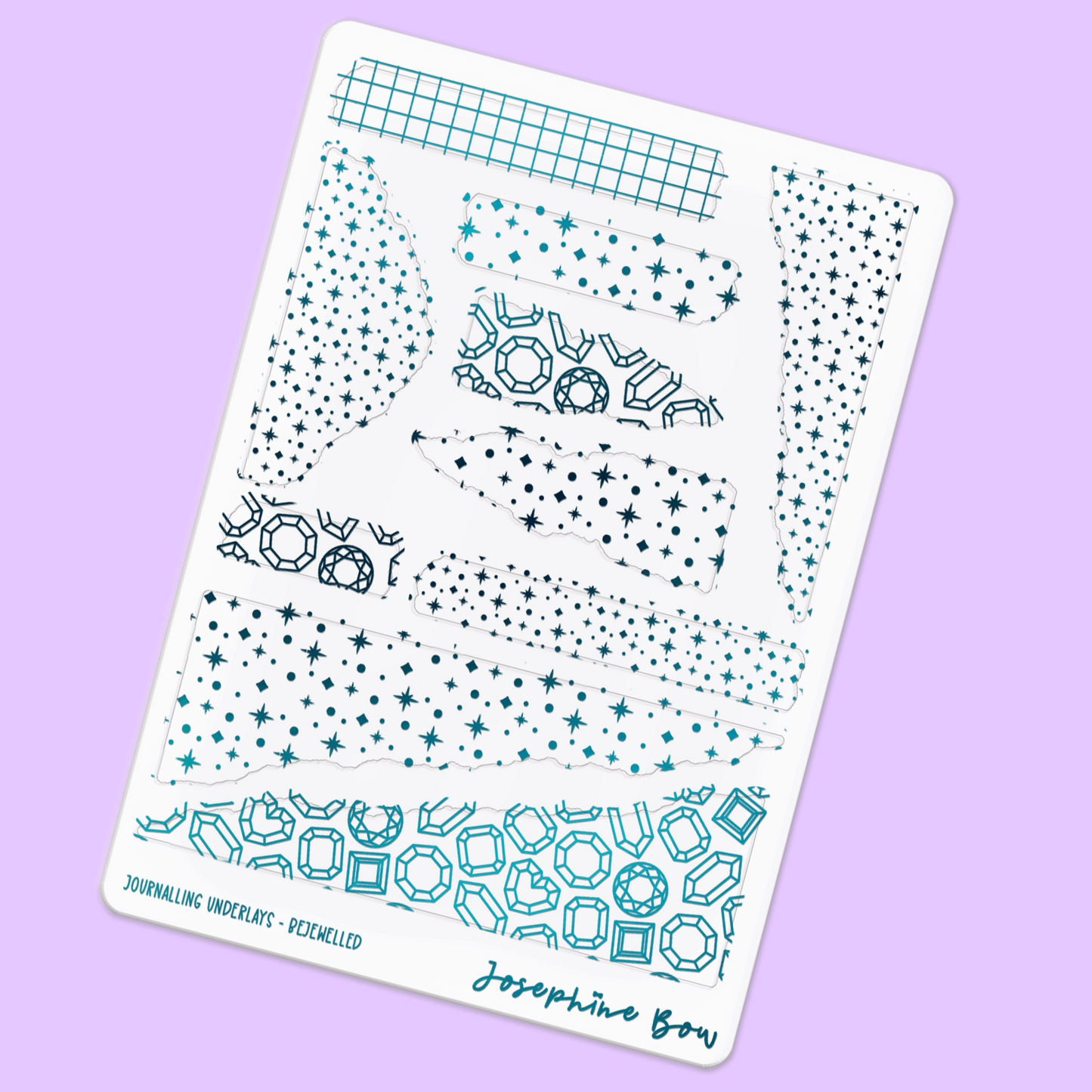 Bejewelled Foil Underlays - Journalling | Mixed Patterns