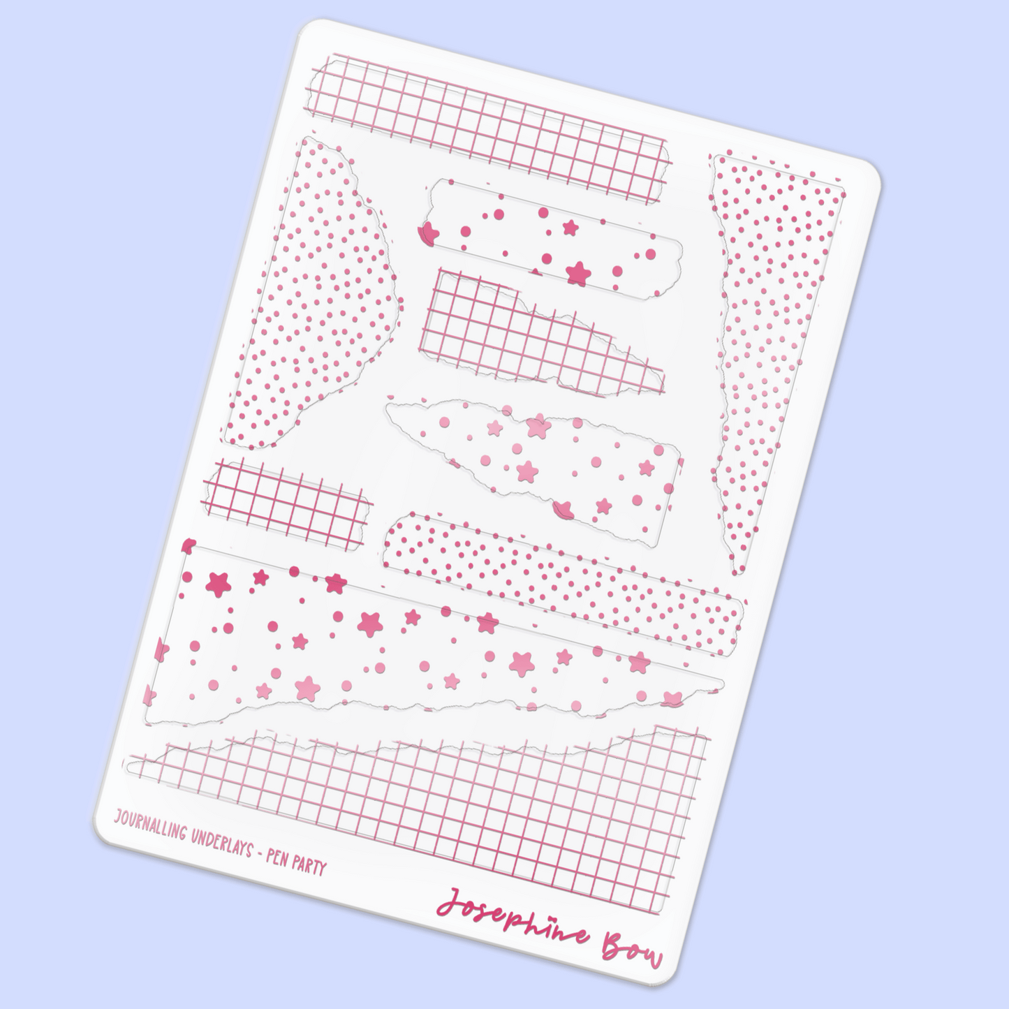 Pen Party Foil Underlays - Journalling | Mixed Patterns