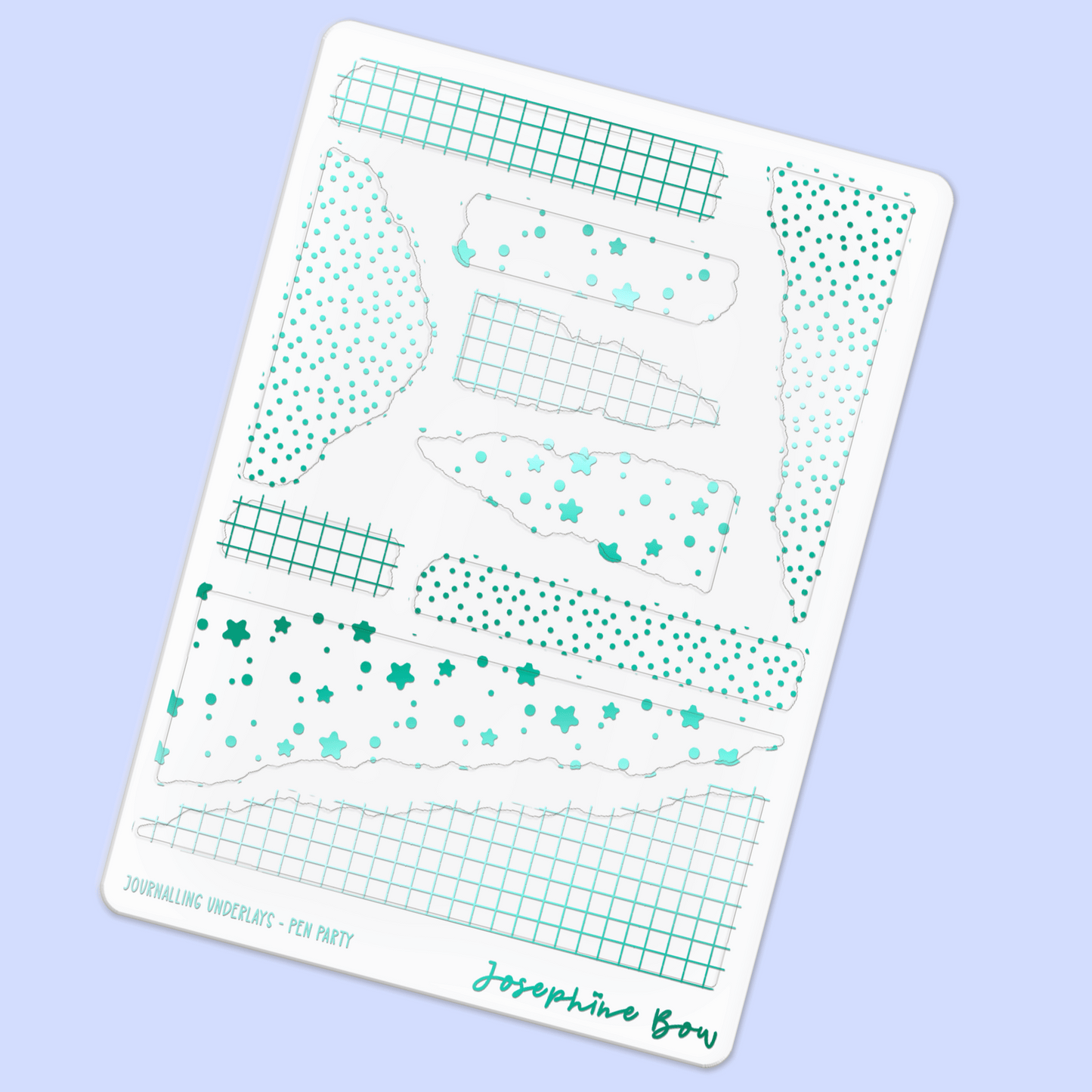 Pen Party Foil Underlays - Journalling | Mixed Patterns