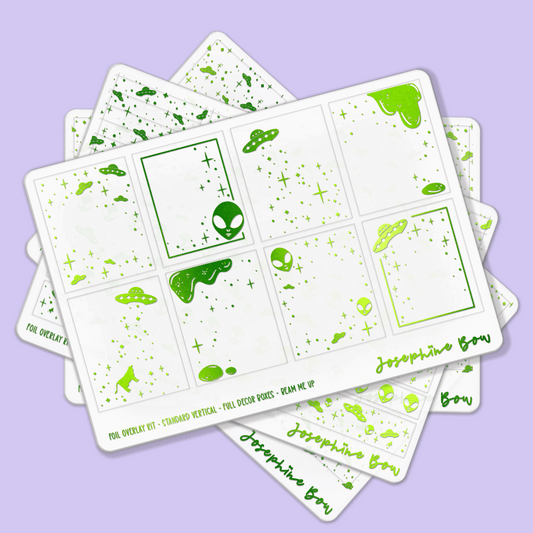 Beam Me Up | Standard Vertical Overlay Kit (foil colour choices)