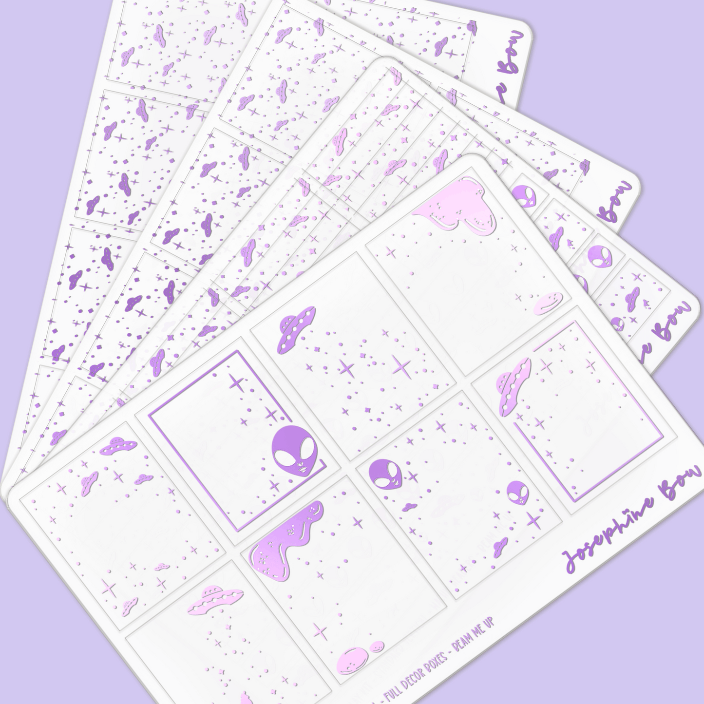 Beam Me Up | Standard Vertical Overlay Kit (foil colour choices)