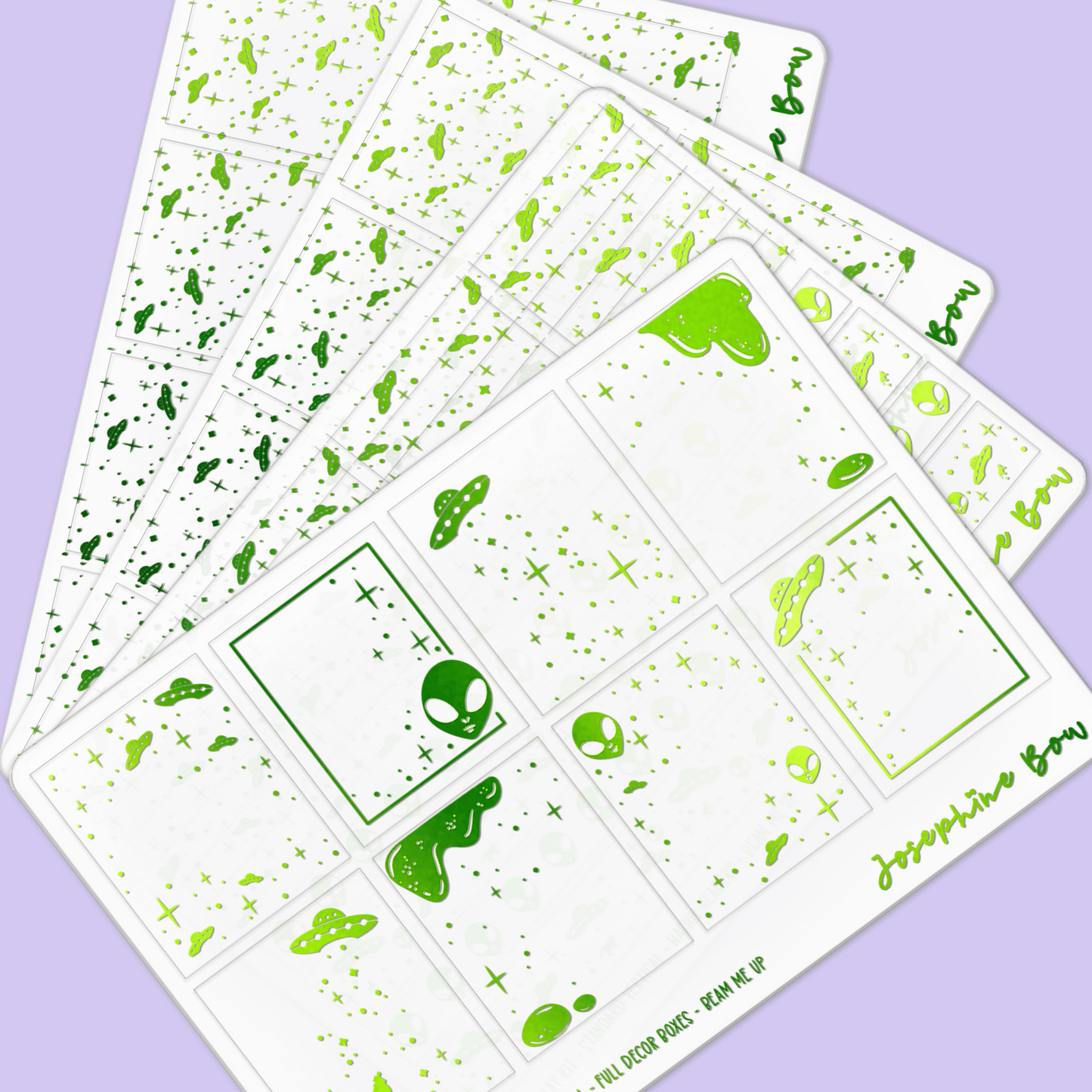 Beam Me Up | Standard Vertical Overlay Kit (foil colour choices)