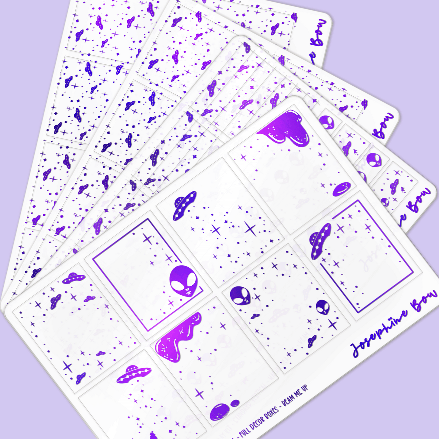 Beam Me Up | Standard Vertical Overlay Kit (foil colour choices)