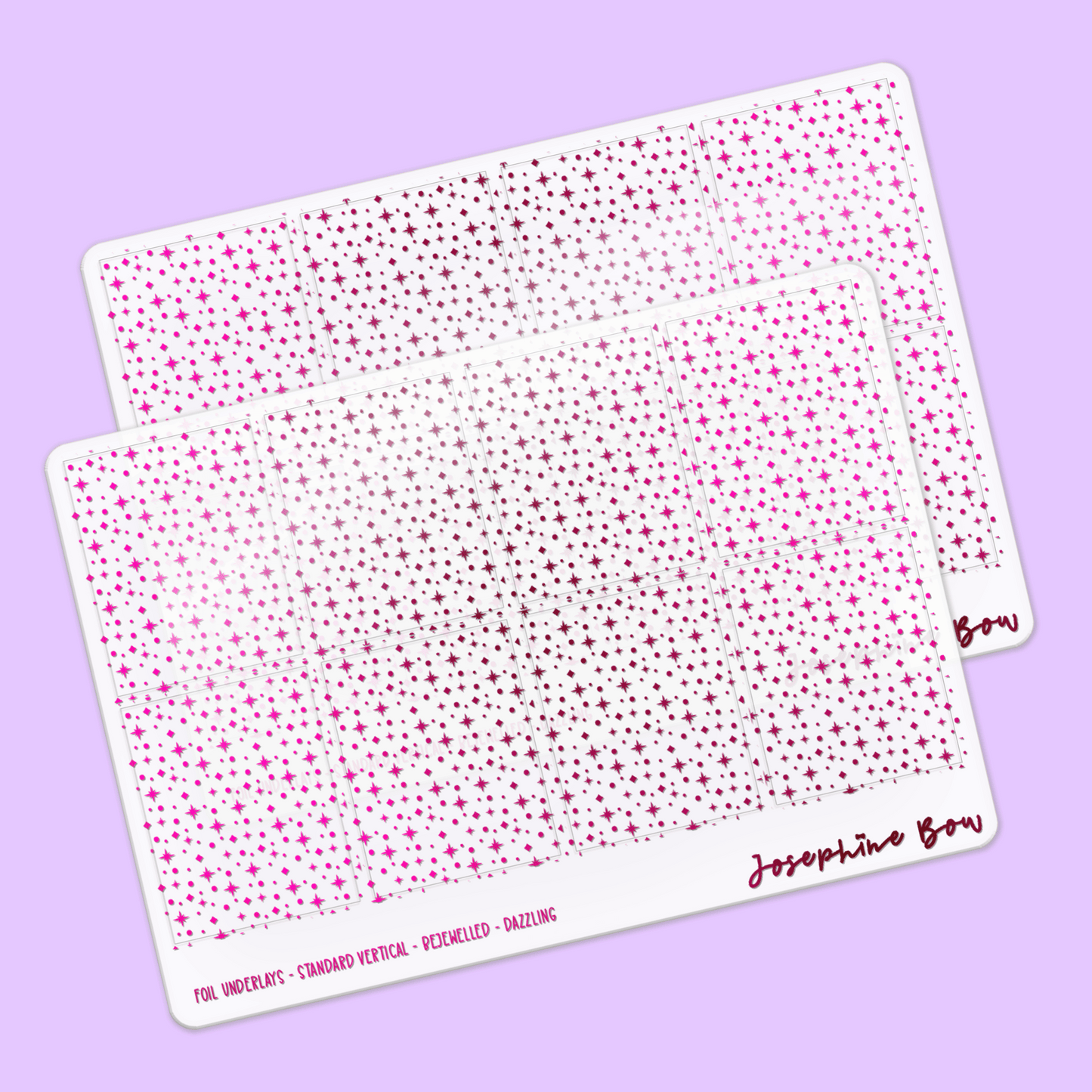 Bejewelled Foil Underlays | Dazzling Stars
