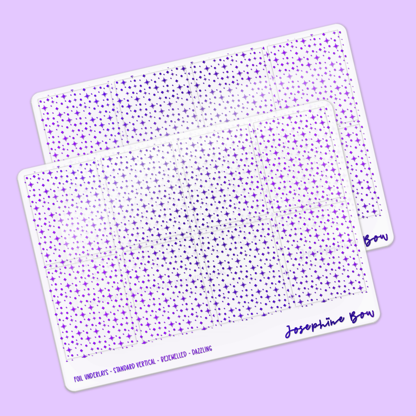 Bejewelled Foil Underlays | Dazzling Stars